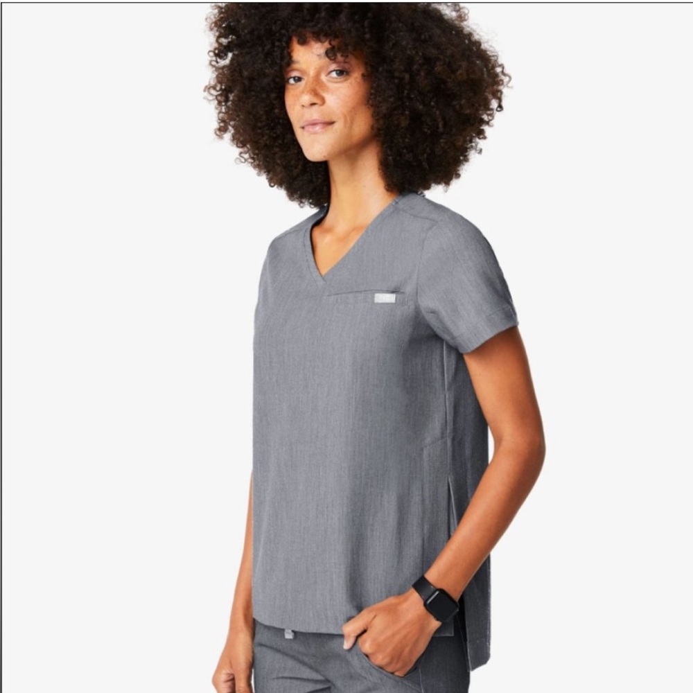 Figs Graphite Benna Top XXS